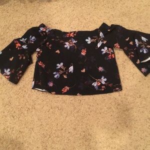 Topshop off the Shoulder Blouse
